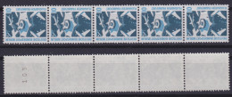 Berlin 798 RM 5er Streifen Mit Ungerader Nummer SWK 10 Pf Postfrisch - Rollenmarken