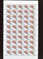 Belgie Buzin Vogels 2295 Volledig Vel Drukdatum 10/12/1991 Plaatnummer Numéro De Planche 1 - 1991-2000