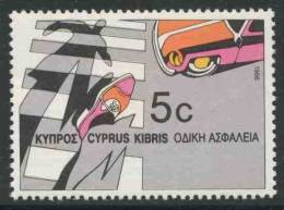 Cyprus Chypre Zypern 1986 Mi 666 YT 662 ** Pedestrian Crossing - Road Safety Campaign / Zebrastreifen / Zebrapad - Unfälle Und Verkehrssicherheit