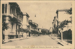 CASERTA - PALAZZO DEL CONSIGLIO DELL'ECONOMIA NAZIONALE - VIA ROMA - SPEDITA 1942 (16239) - Caserta