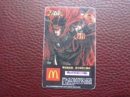 McDonald Promotion Card,game, With Some Scratchs - Unclassified