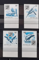 Sénégal 1979 / 1980 Mi. 708 - 711 Color Proofs Essais Couleur Bleu / Blue IMPERF ND Sport Athlétisme - Sénégal (1960-...)