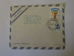 ARGENTINA FIRST FLIGHT COVER MENDOZA - SANTIAGO 1971 - Used Stamps