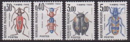 Taxe - Faune, Insectes - FRANCE - Coléoptères - N° 109 à 112 ** - 1983 - 1960-.... Mint/hinged