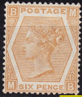 ENGLAND GREAT BRITAIN [1872] MiNr 0038 B Platte 11 ( OG/no Gum ) [01] - Nuovi