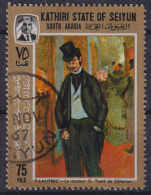 1967 Hadhramaut, Kathiri (Seiyun) Mi:AD-KS 146A,Yt:AD-KS 122D,"Le Docteur Tapié De Céleyran ", By H. De Toulouse-Lautrec - Yémen