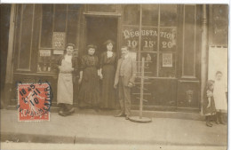 CARTE  PHOTO    75  23  RUE  MERET - Autres & Non Classés