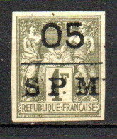 Col35 Colonies SPM St Pierre & Miquelon N° 11 Neuf X MH  Signé Cote 50,00 € - Unused Stamps
