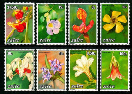 Zaire 1984 Orchid 8v MNH - Ongebruikt