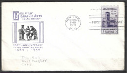 USA. N°409 De 1939 Sur Enveloppe 1er Jour. Imprimerie. - 1851-1940