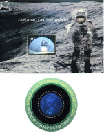 2000 United States USA Stati Uniti BF 44 & BF 45 MNH ** Landing On The Moon, Space Achievement And Exploration, Spazio - Blokken & Velletjes