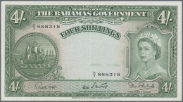 Bahamas: The Bahamas Government, 4 Shillings L.1936 (1953 ND) With Signatures W. - Bahamas