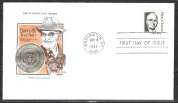 USA. N°1514 De 1984 Sur Enveloppe 1er Jour. Harry S. Truman. - 1981-1990