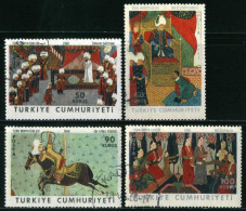 Türkiye 1968 Mi 2086-2089 Miniatures - Used Stamps