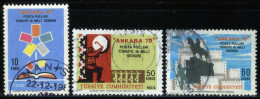 Türkiye 1970 Mi 2198-2200 "ANKARA 70" National Stamp Exhibition - Used Stamps