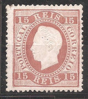 Portugal, 1870/6, # 38j Dent. 13 1/2,  MH - Briefe U. Dokumente