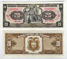 Ecuador 20 Sucres 1986 UNC - Ecuador