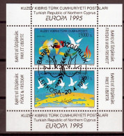 Cyprus(Turkije) Blok  Europa Cept 1995 Gestempeld - 1995