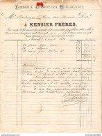 EM69/1058-Lettre TP 30 Kensier Frères Tannerie Corroyerie Hongroise Perulwelz Obl. Perulwelz 1880 > Ham S/Heure-10€ - 1869-1883 Léopold II