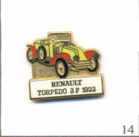 Pin’s Automobile - Renault / Modèle “Torpédo 3P“ De 1922 - Carrosserie Jaune & Noir. Est. CEF Paris. Zamac. T949-14 - Renault