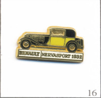 Pin’s Automobile - Renault / Modèle “Nervasport“ De 1932 - Carrosserie Jaune & Noir. Est. CEF Paris. Zamac. T949-16 - Renault