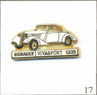 Pin’s Automobile - Renault / Modèle “Vivasport“ De 1935 - Carrosserie Blanche. Est. CEF Paris. Zamac. T949-17 - Renault