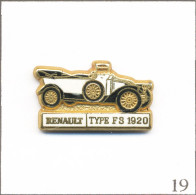 Pin’s Automobile - Renault / Modèle “Type FS“ De 1920 - Carrosserie Blanc & Noir.. Est. CEF Paris. Zamac. T949-19 - Renault