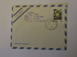 ARGENTINA FIRST FLIGHT COVER BUENOS AIRES - MADRID 1975 - Gebraucht