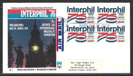 USA. N°1080 De 1976 Sur Enveloppe 1er Jour. Interphil'76. - Esposizioni Filateliche