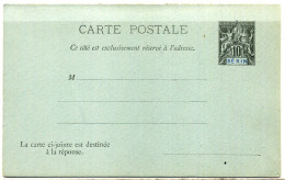 Bénin Entier Postal Avec Réponse Payée, Neuf - Covers & Documents