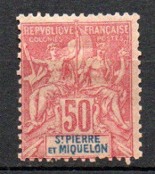 Col35 Colonies SPM St Pierre & Miquelon N° 69 Neuf X MH Cote 64,00 € - Unused Stamps