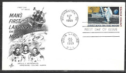 USA. PA 73 De 1969 Sur Enveloppe 1er Jour. Neil Armstrong. - Amérique Du Nord