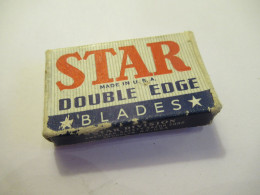 1 Boite Ancienne  De 5 Lames De Rasoir/ STAR/Double Edge /Blades Made In USA/Brooklyn / Vers 1930-1950   PARF248 - Hojas De Afeitar