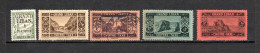 Gran  Líbano   1924-25  .-   Y&T  Nº    2-11/14     Taxa - Portomarken