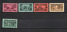 Gran  Líbano   1925-28  .-   Y&T  Nº    12/14-21-25     Taxa - Timbres-taxe