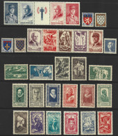 Année 1943 Complète, 31 Timbres **, Cote 167€ - 1940-1949