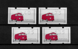 PORTUGAL ATM MACHINE STAMPS - ETIQUETAS - 1995 Volkswagen SET Nº 11 MNH (BA5#440) - Frankeermachines (EMA)