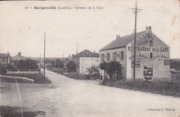 1919 Correspondance Gargenville Avenue De La Gare Restaurant Tabac - Gargenville
