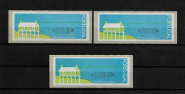 PORTUGAL ATM MACHINE STAMPS - ETIQUETAS - 1991 Espigueiro SET Nº 3 MNH (BA5#444) - Franking Machines (EMA)