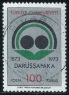 Türkiye 1973 Mi 2295 "equal Opportunity In Education" | Darussafaka Lyceum Emblem - Usados