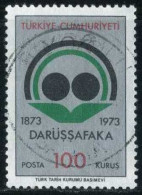 Türkiye 1973 Mi 2295 "equal Opportunity In Education" | Darussafaka Lyceum Emblem - Usati