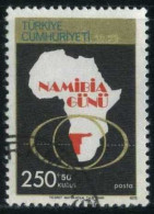 Türkiye 1975 Mi 2360 Namibia Day | Map Of Africa With Marking Of Namibia - Usati