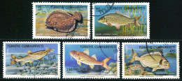 Türkiye 1975 Mi 2369-2373 Fishes | Aquatic Animals, Fish - Usati