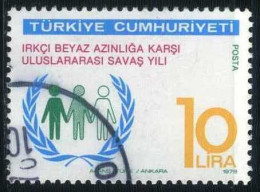 Türkiye 1978 Mi 2460 International Anti-Apartheid Year, Fight Against Racism - Gebruikt