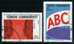 Türkiye 1978 Mi 2467-2468 The Works And Reforms Of ATATÜRK [MiNr 2466 Is Missing] - Used Stamps