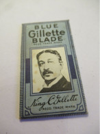 1 Lame De Rasoir / Blue GILLETTE Blade/King Gillette/ Made In France /Vers 1950-1960  PARF252 - Hojas De Afeitar