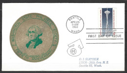 USA. N°729 De 1962 Sur Enveloppe 1er Jour. Effigie De G. Washington. - George Washington