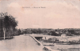 Bandol -  Route De Sanary -  CPA °J - Bandol