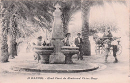 Bandol -  Rond Point Du Boulevard Victor Hugo - Bel Attelage -  CPA °J - Bandol