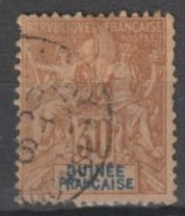 TYPE GROUPE - 1892 - GUINEE - YVERT N°9 OBLITERE - COTE = 45 EUR. - - Oblitérés